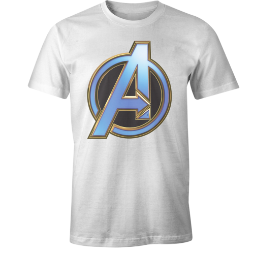 Avengers Logo Blue - Avengers Endgame |Official Marvel T-Shirts.