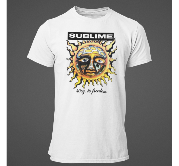 Sublime 40 Oz. To Freedom Sun - HappyHill | T-Shirt, Hoodies and more ...