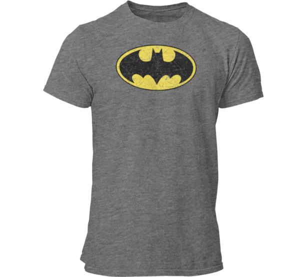 Batman Logo Distressed - Batman Officially Licensed T-Shirts ...